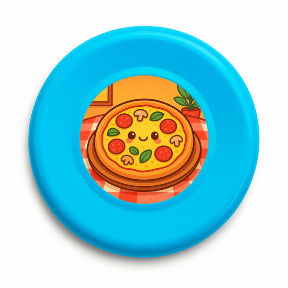 Disco de Arremesso Frisbee Pizza Divertida - Imagem 4