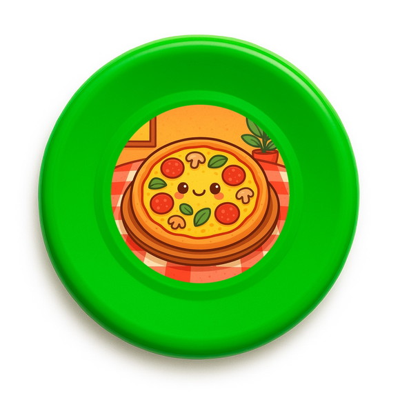 Disco de Arremesso Frisbee Pizza Divertida - Imagem 5