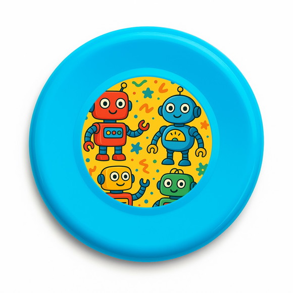 Disco de Arremesso Frisbee Robôs Divertidos - Imagem 4