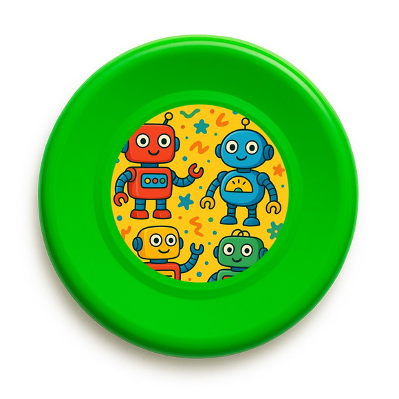 Disco de Arremesso Frisbee Robôs Divertidos - Imagem 5