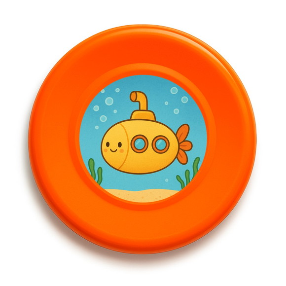 Disco de Arremesso Frisbee Submarino - Imagem 2