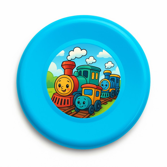 Disco de Arremesso Frisbee Trens Antigos - Imagem 4