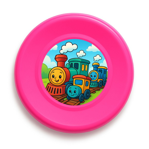 Disco de Arremesso Frisbee Trens Antigos - Imagem 3