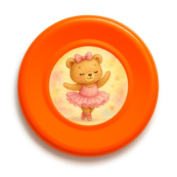 Disco de Arremesso Frisbee Ursinha Bailarina - Imagem 2