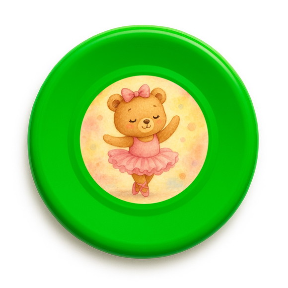 Disco de Arremesso Frisbee Ursinha Bailarina - Imagem 5