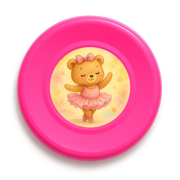 Disco de Arremesso Frisbee Ursinha Bailarina - Imagem 3