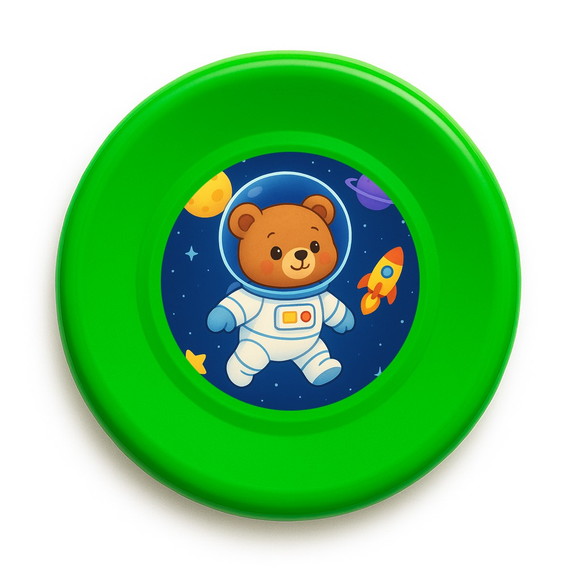 Disco de Arremesso Frisbee Ursinho Astronauta - Imagem 5