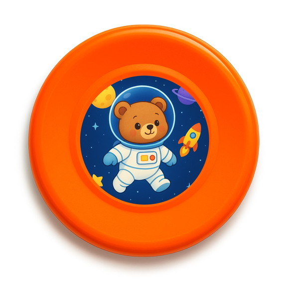 Disco de Arremesso Frisbee Ursinho Astronauta - Imagem 2