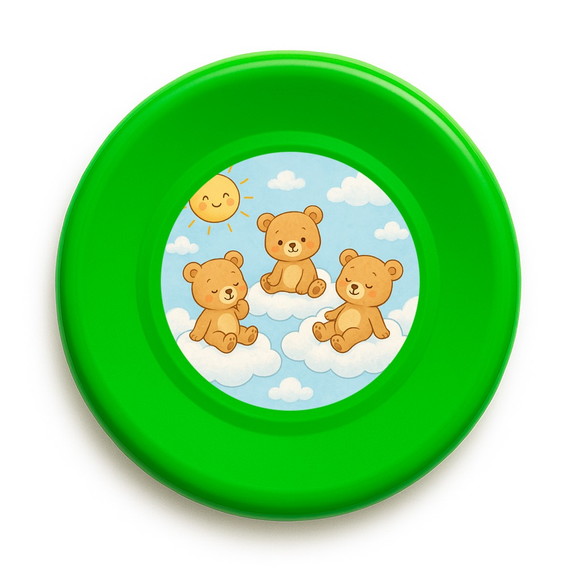 Disco de Arremesso Frisbee Ursinhos na Nuvem - Imagem 5
