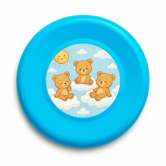 Disco de Arremesso Frisbee Ursinhos na Nuvem - Imagem 4