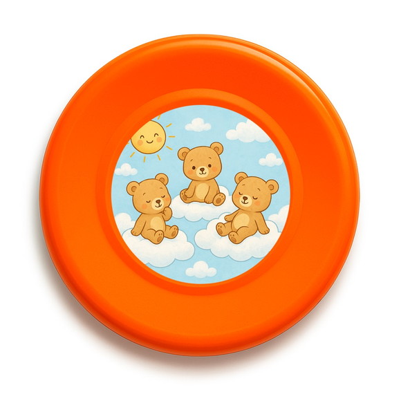 Disco de Arremesso Frisbee Ursinhos na Nuvem - Imagem 2