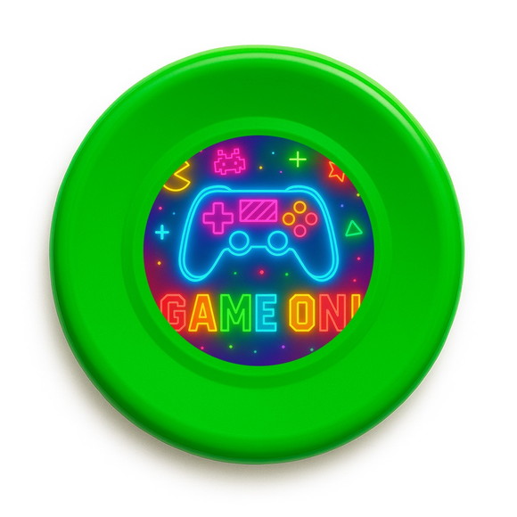 Disco de Arremesso Frisbee Video Game Neon - Imagem 5