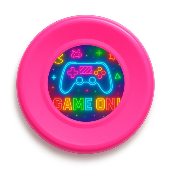 Disco de Arremesso Frisbee Video Game Neon - Imagem 3