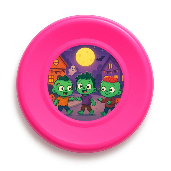 Disco de Arremesso Frisbee Zumbis Fofinhos - Imagem 3