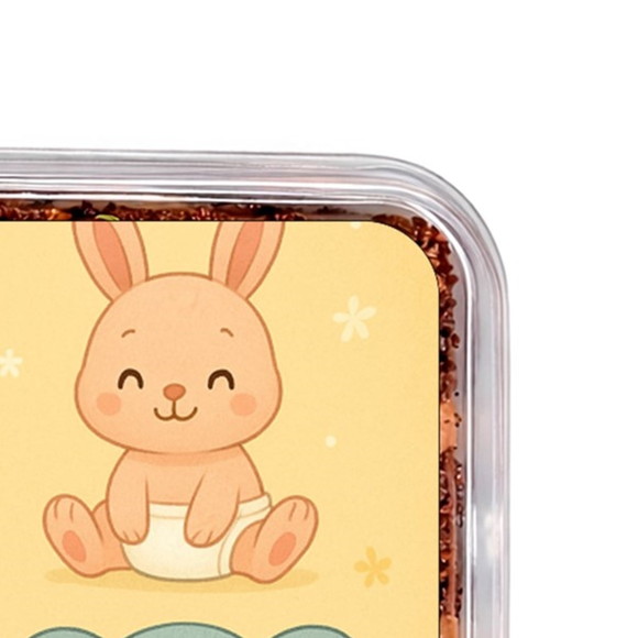 Embalagem Bolo Docinhos Personalizada Animais Fofinhos Baby - Imagem 3