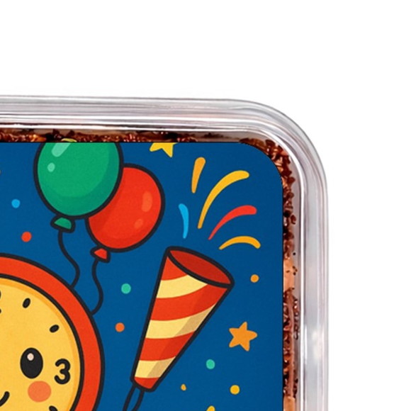 Embalagem Bolo Docinhos Personalizada Ano Novo - Imagem 3