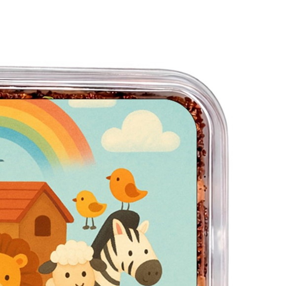 Embalagem Bolo Docinhos Personalizada Arca de Noé - Imagem 3