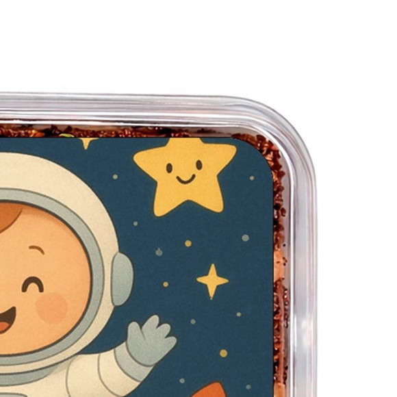 Embalagem Bolo Docinhos Personalizada Astronauta Baby - Imagem 3