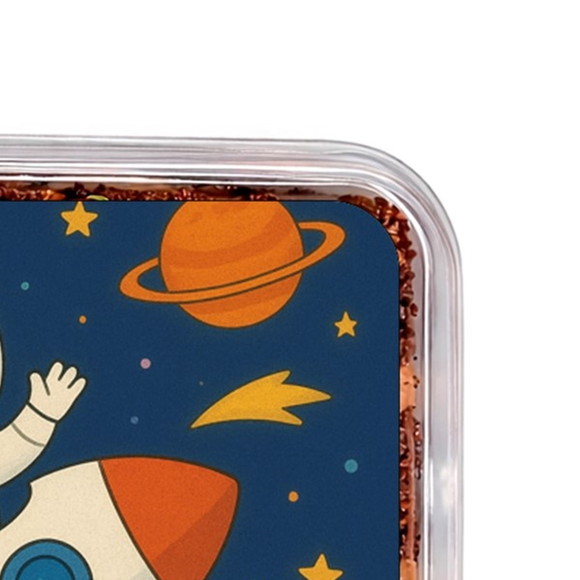 Embalagem Bolo Docinhos Personalizada Aventura Espacial - Imagem 3
