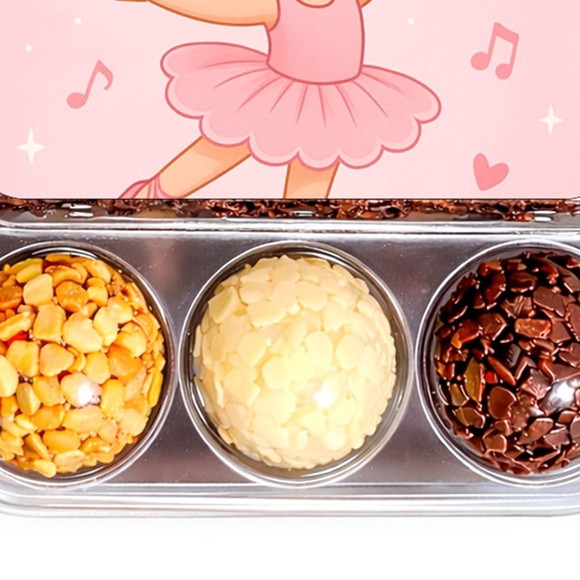 Embalagem Bolo Docinhos Personalizada Bailarina - Imagem 5