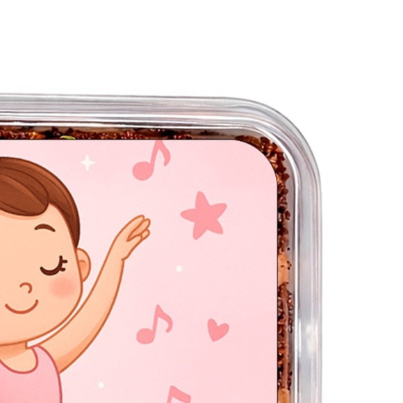 Embalagem Bolo Docinhos Personalizada Bailarina - Imagem 3