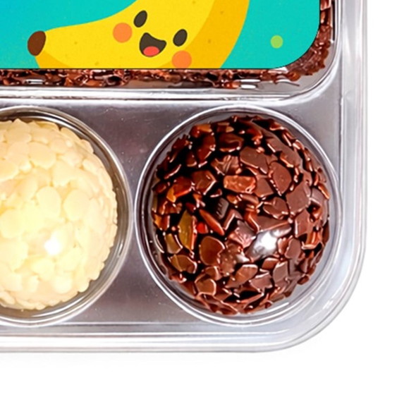 Embalagem Bolo Docinhos Personalizada Bananas Divertidas - Imagem 2