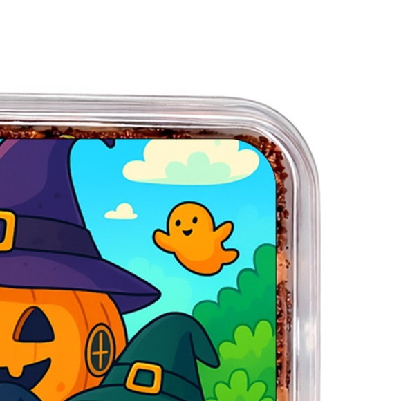 Embalagem Bolo Docinhos Personalizada Bruxinhas Fofas - Imagem 3