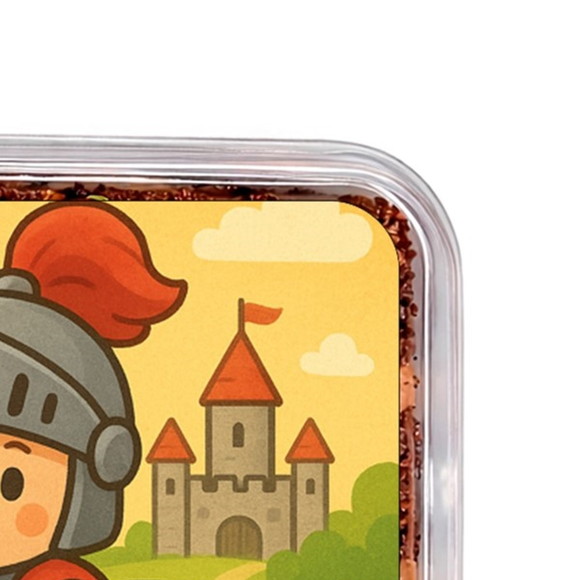Embalagem Bolo Docinhos Personalizada Cavaleiro Medieval - Imagem 3