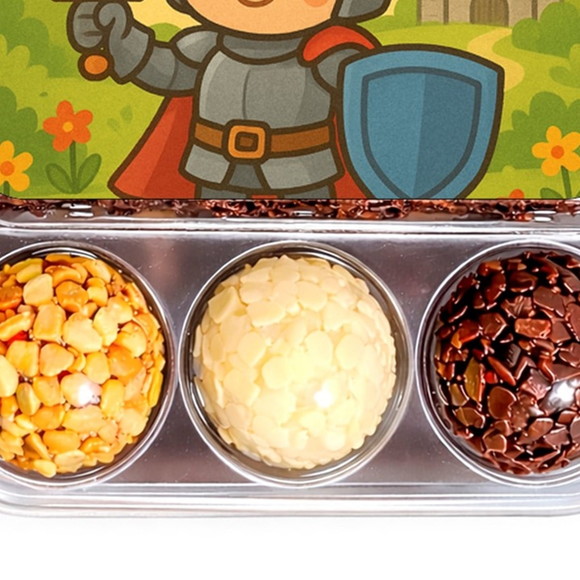 Embalagem Bolo Docinhos Personalizada Cavaleiro Medieval - Imagem 5