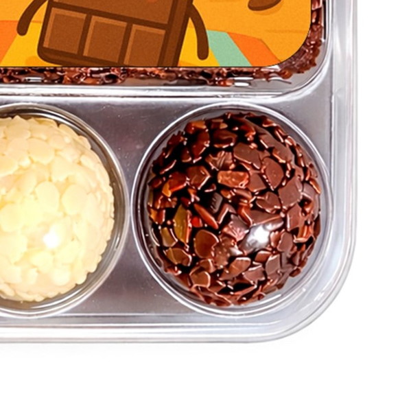 Embalagem Bolo Docinhos Personalizada Chocolates - Imagem 2