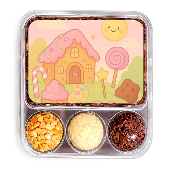 Embalagem Bolo Docinhos Personalizada Confeitaria Kids