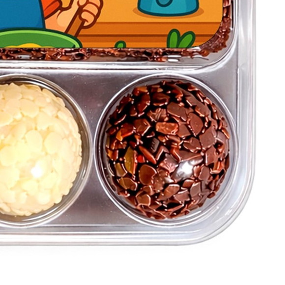 Embalagem Bolo Docinhos Personalizada Cozinha Kids - Imagem 2
