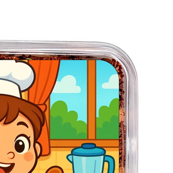 Embalagem Bolo Docinhos Personalizada Cozinha Kids - Imagem 3