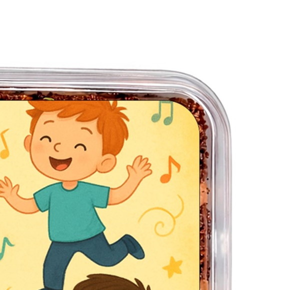 Embalagem Bolo Docinhos Personalizada Dança - Imagem 3