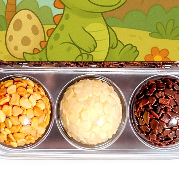 Embalagem Bolo Docinhos Personalizada Dinossauro Baby - Imagem 5