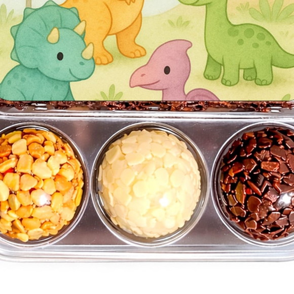 Embalagem Bolo Docinhos Personalizada Dinossauros Baby - Imagem 5