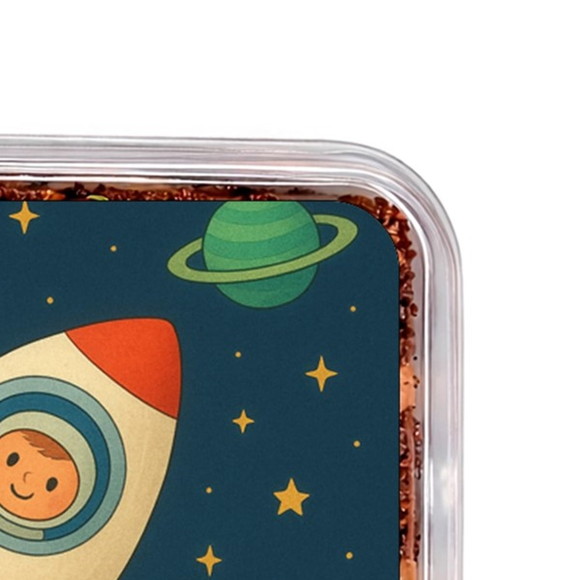 Embalagem Bolo Docinhos Personalizada Espaço Sideral - Imagem 3
