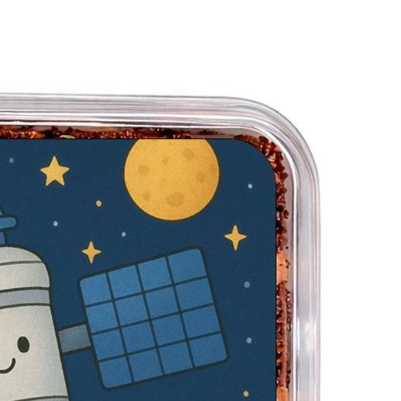 Embalagem Bolo Docinhos Personalizada Estação Espacial - Imagem 3