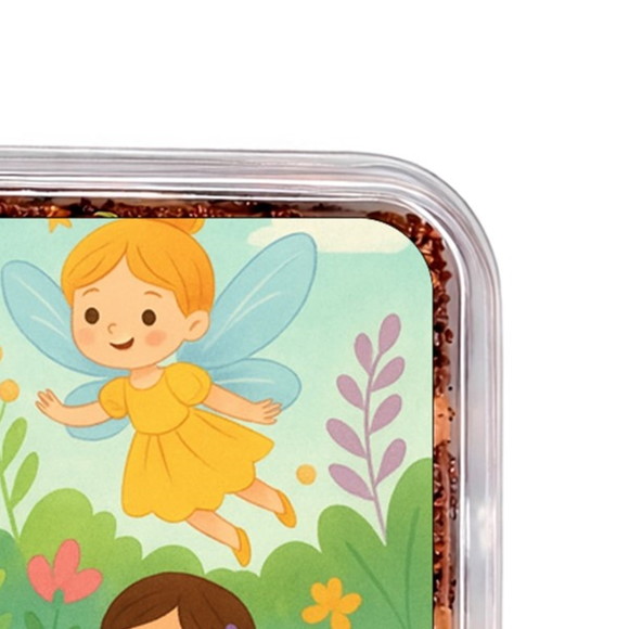 Embalagem Bolo Docinhos Personalizada Fadas - Imagem 3