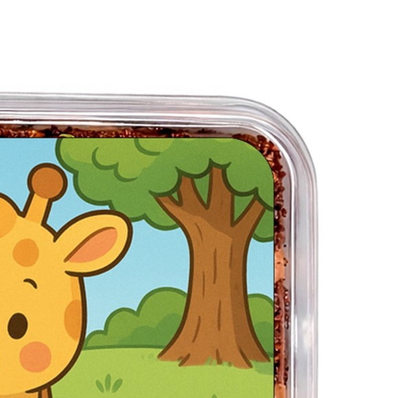 Embalagem Bolo Docinhos Personalizada Girafinha Baby - Imagem 3
