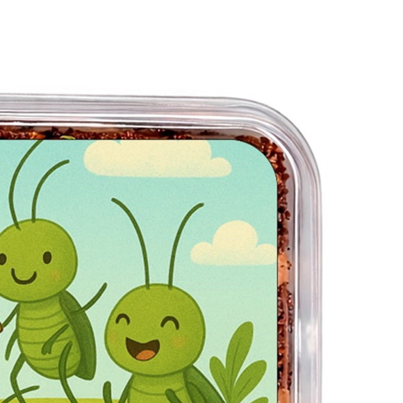 Embalagem Bolo Docinhos Personalizada Grilos - Imagem 3