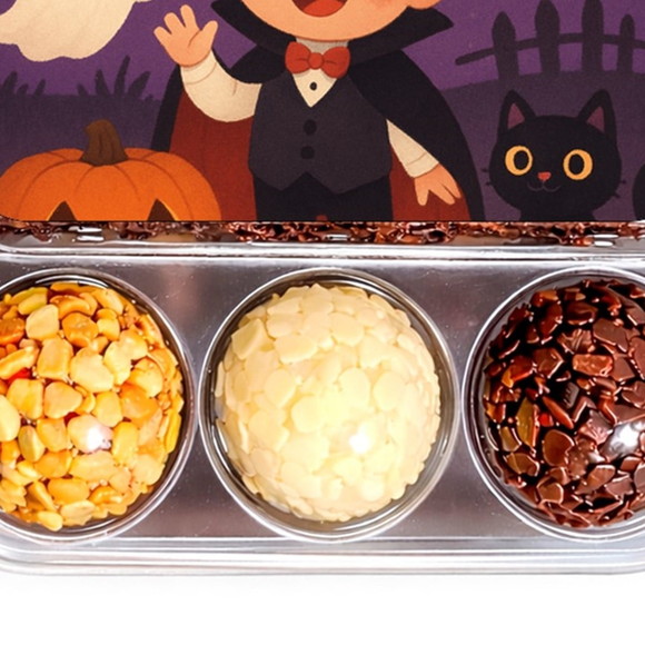 Embalagem Bolo Docinhos Personalizada Halloween - Imagem 5