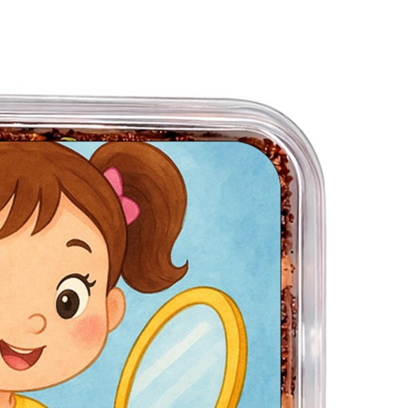 Embalagem Bolo Docinhos Personalizada Maquiagem - Imagem 3