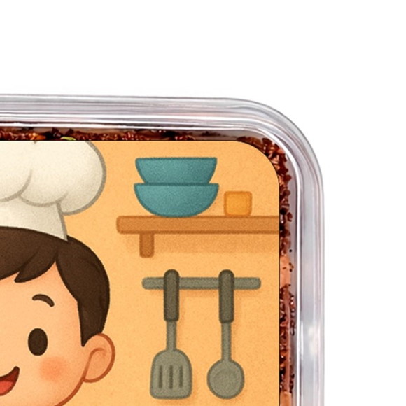 Embalagem Bolo Docinhos Personalizada Mini Chefe Menino - Imagem 3