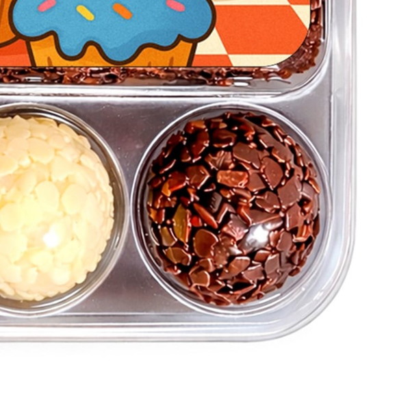 Embalagem Bolo Docinhos Personalizada Muffins - Imagem 2