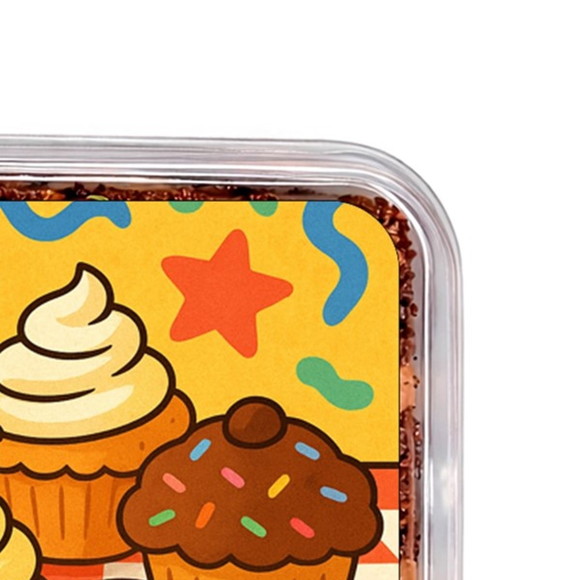 Embalagem Bolo Docinhos Personalizada Muffins - Imagem 3