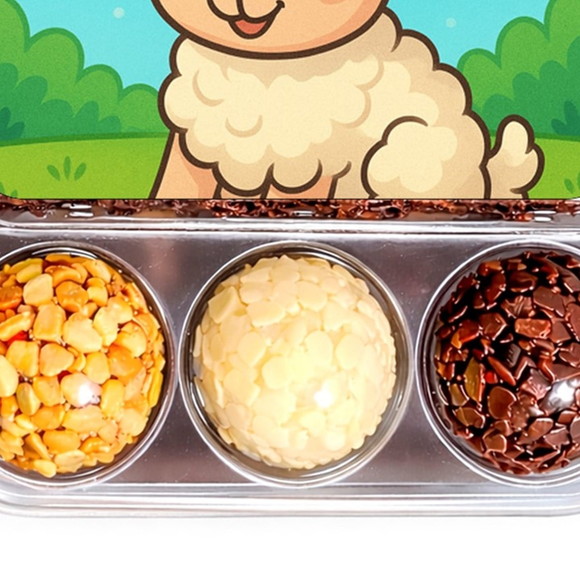 Embalagem Bolo Docinhos Personalizada Ovelhinha - Imagem 5