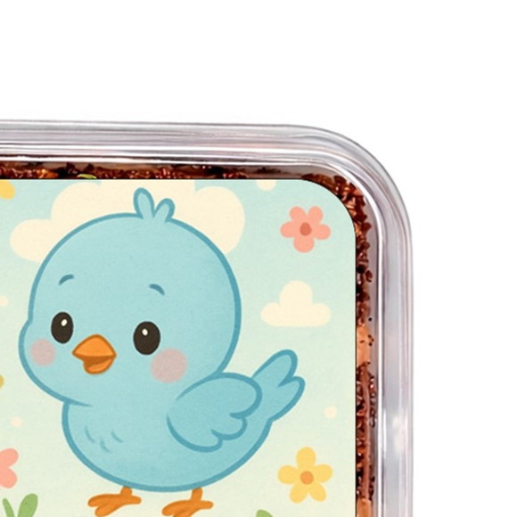 Embalagem Bolo Docinhos Personalizada Passarinhos Baby - Imagem 3