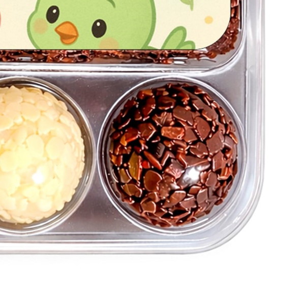 Embalagem Bolo Docinhos Personalizada Passarinhos Baby - Imagem 2