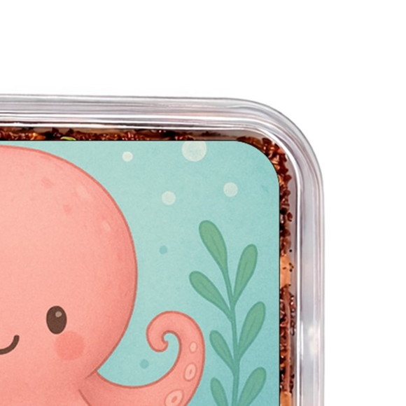Embalagem Bolo Docinhos Personalizada Polvo - Imagem 3